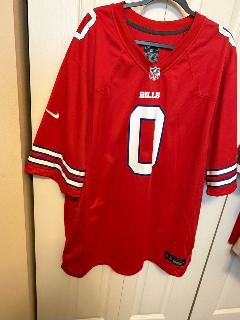 Buffalo Bills red Jersey No. 0 - Coleman `